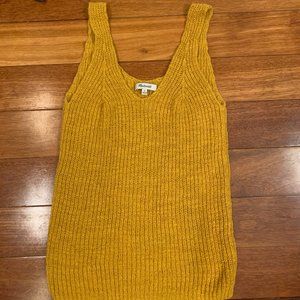 Madewell Gold Sweater Tank